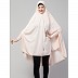 stretchable smoking at  sleeve prayer khimar Hijab - Baby Pink